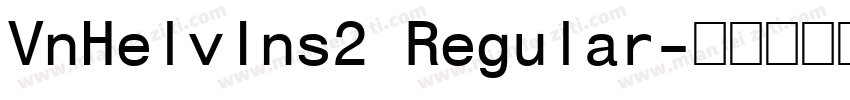 VnHelvIns2 Regular字体转换